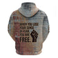 John Lewis Zip Hoodie with Freedom Quote Graphic Civil Rights and Legacy Tribute - African Pride