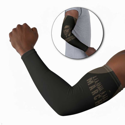 Bayard Rustin Arm Sleeves with March on Washington Design Civil Rights Organizer Tribute - African Pride