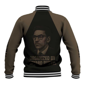 Bayard Rustin Baseball Jacket with March on Washington Design Civil Rights Organizer Tribute - African Pride