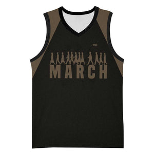 Bayard Rustin Basketball Jersey with March on Washington Design Civil Rights Organizer Tribute - African Pride