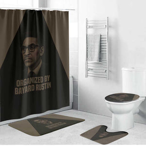 Bayard Rustin Bathroom Set with March on Washington Design Civil Rights Organizer Tribute - African Pride