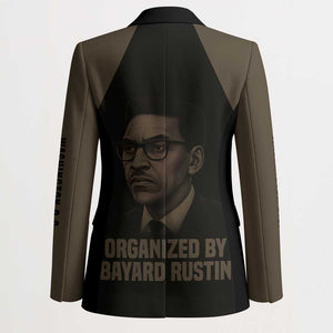 Bayard Rustin Blazer with March on Washington Design Civil Rights Organizer Tribute - African Pride