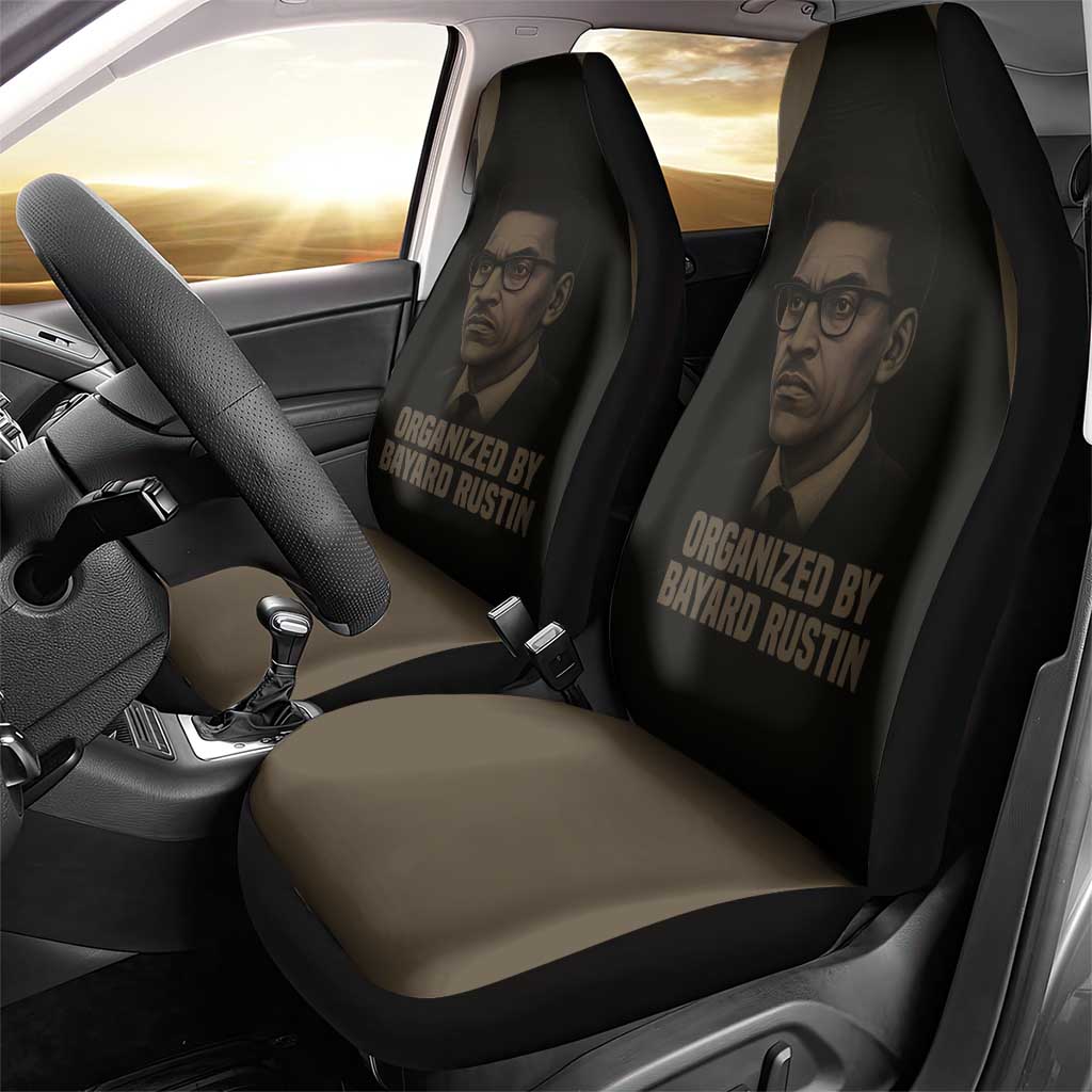Bayard Rustin Car Seat Cover with March on Washington Design Civil Rights Organizer Tribute - African Pride