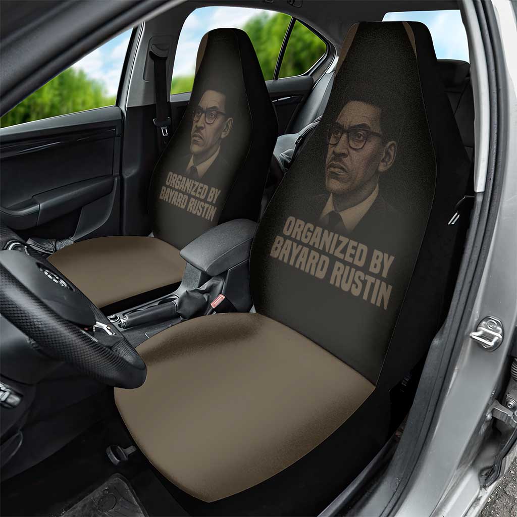 Bayard Rustin Car Seat Cover with March on Washington Design Civil Rights Organizer Tribute - African Pride