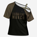 Bayard Rustin Cross Shoulder Shirt with March on Washington Design Civil Rights Organizer Tribute - African Pride
