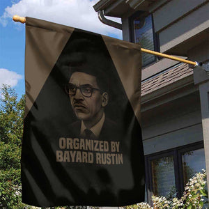 Bayard Rustin Garden Flag with March on Washington Design Civil Rights Organizer Tribute - African Pride