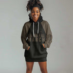 Bayard Rustin Hoodie Dress with March on Washington Design Civil Rights Organizer Tribute - African Pride