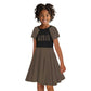 Bayard Rustin Kid Short Sleeve Dress with March on Washington Design Civil Rights Organizer Tribute - African Pride