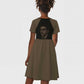 Bayard Rustin Kid Short Sleeve Dress with March on Washington Design Civil Rights Organizer Tribute - African Pride