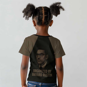 Bayard Rustin Kid T shirt with March on Washington Design Civil Rights Organizer Tribute - African Pride