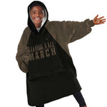 Bayard Rustin Kid Wearable Blanket Hoodie with March on Washington Design Civil Rights Organizer Tribute - African Pride