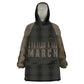 Bayard Rustin Kid Wearable Blanket Hoodie with March on Washington Design Civil Rights Organizer Tribute - African Pride