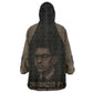 Bayard Rustin Kid Wearable Blanket Hoodie with March on Washington Design Civil Rights Organizer Tribute - African Pride