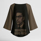 Bayard Rustin Kimono Sleeve Blouse with March on Washington Design Civil Rights Organizer Tribute - African Pride