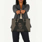Bayard Rustin Leather Bag with March on Washington Design Civil Rights Organizer Tribute - African Pride