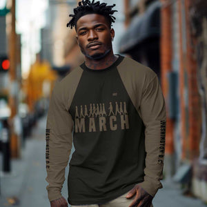 Bayard Rustin Long Sleeve Shirt with March on Washington Design Civil Rights Organizer Tribute - African Pride