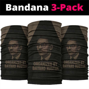 Bayard Rustin Neck Gaiter with March on Washington Design Civil Rights Organizer Tribute - African Pride