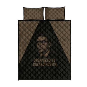 Bayard Rustin Quilt Bed Set with March on Washington Design Civil Rights Organizer Tribute - African Pride