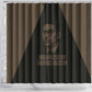 Bayard Rustin Shower Curtain with March on Washington Design Civil Rights Organizer Tribute - African Pride