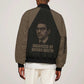 Bayard Rustin Sleeve Zip Bomber Jacket with March on Washington Design Civil Rights Organizer Tribute - African Pride