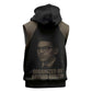Bayard Rustin Sleeveless Hoodie with March on Washington Design Civil Rights Organizer Tribute - African Pride