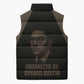 Bayard Rustin Sleeveless Puffer Jacket with March on Washington Design Civil Rights Organizer Tribute - African Pride