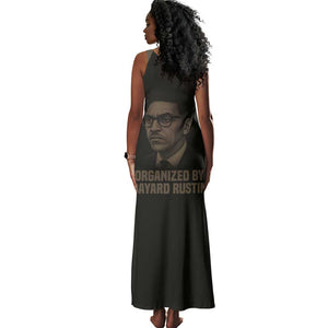 Bayard Rustin Tank Maxi Dress with March on Washington Design Civil Rights Organizer Tribute - African Pride