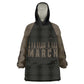 Bayard Rustin Wearable Blanket Hoodie with March on Washington Design Civil Rights Organizer Tribute - African Pride