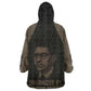 Bayard Rustin Wearable Blanket Hoodie with March on Washington Design Civil Rights Organizer Tribute - African Pride