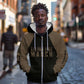 Bayard Rustin Zip Hoodie with March on Washington Design Civil Rights Organizer Tribute - African Pride
