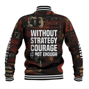 Bayard Rustin Baseball Jacket with Quiet Architect Design Strategy and Courage Civil Rights Tribute - African Pride