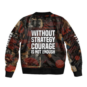 Bayard Rustin Bomber Jacket with Quiet Architect Design Strategy and Courage Civil Rights Tribute - African Pride