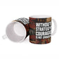 Bayard Rustin Ceramic Mug with Quiet Architect Design Strategy and Courage Civil Rights Tribute - African Pride