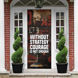 Bayard Rustin Door Cover with Quiet Architect Design Strategy and Courage Civil Rights Tribute - African Pride