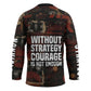 Bayard Rustin Hockey Jersey with Quiet Architect Design Strategy and Courage Civil Rights Tribute - African Pride