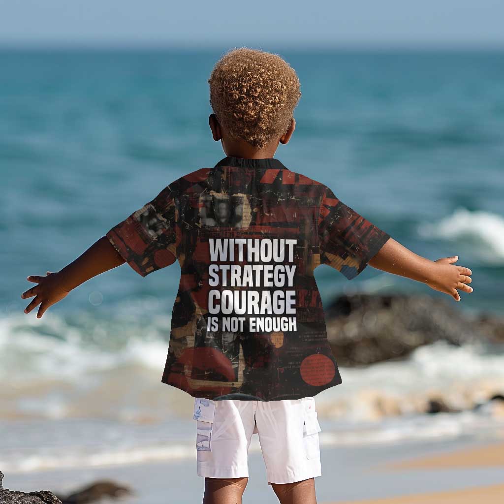 Bayard Rustin Kid Hawaiian Shirt with Quiet Architect Design Strategy and Courage Civil Rights Tribute - African Pride