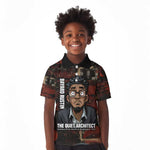 Bayard Rustin Kid Polo Shirt with Quiet Architect Design Strategy and Courage Civil Rights Tribute - African Pride