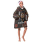 Bayard Rustin Kid Wearable Blanket Hoodie with Quiet Architect Design Strategy and Courage Civil Rights Tribute - African Pride