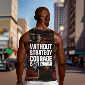Bayard Rustin Men Tank Top with Quiet Architect Design Strategy and Courage Civil Rights Tribute - African Pride