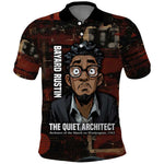 Bayard Rustin Polo Shirt with Quiet Architect Design Strategy and Courage Civil Rights Tribute - African Pride