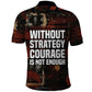 Bayard Rustin Polo Shirt with Quiet Architect Design Strategy and Courage Civil Rights Tribute - African Pride