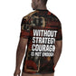 Bayard Rustin Rugby Jersey with Quiet Architect Design Strategy and Courage Civil Rights Tribute - African Pride