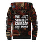 Bayard Rustin Sherpa Hoodie with Quiet Architect Design Strategy and Courage Civil Rights Tribute - African Pride