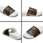Bayard Rustin Slide Sandals with Quiet Architect Design Strategy and Courage Civil Rights Tribute - African Pride