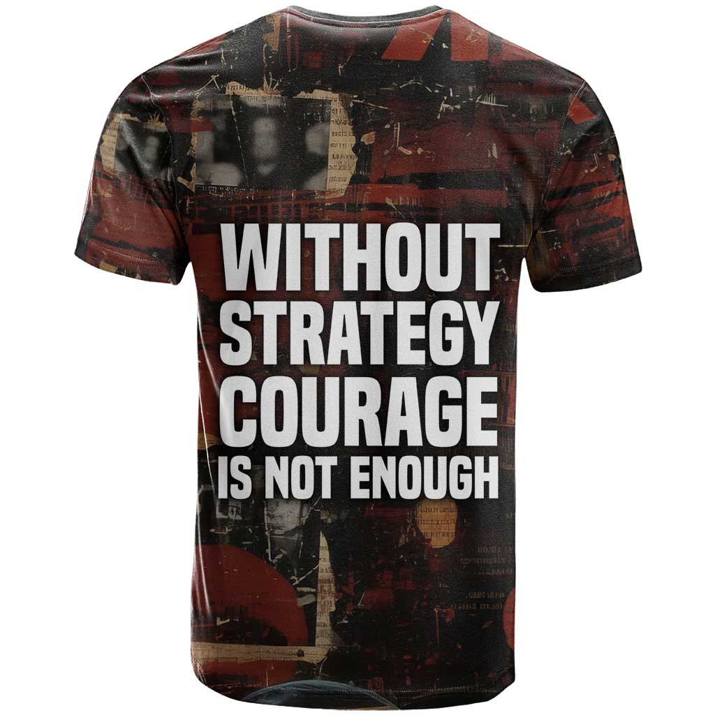 Bayard Rustin T shirt with Quiet Architect Design Strategy and Courage Civil Rights Tribute - African Pride