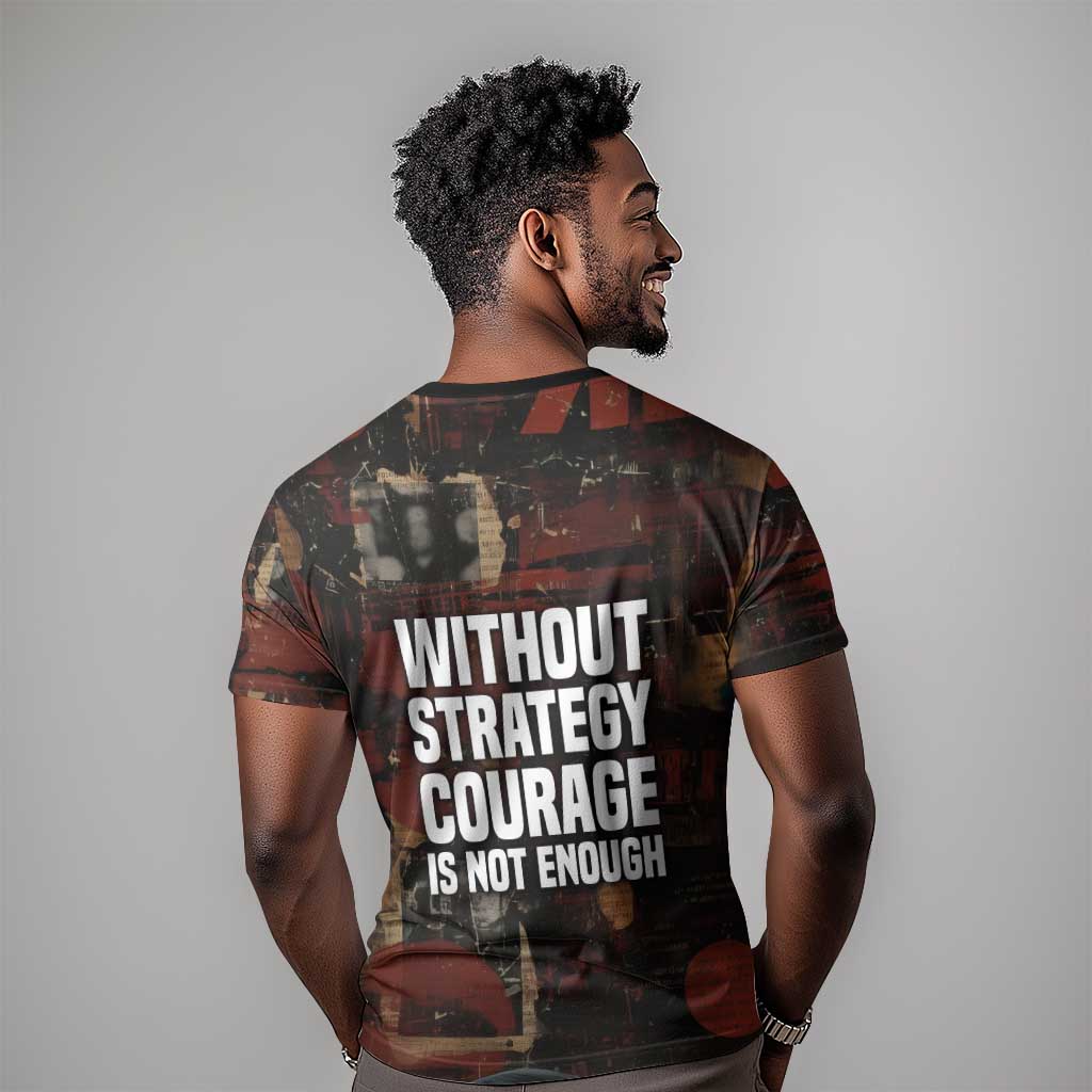 Bayard Rustin T shirt with Quiet Architect Design Strategy and Courage Civil Rights Tribute - African Pride