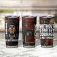 Bayard Rustin Tumbler Cup with Quiet Architect Design Strategy and Courage Civil Rights Tribute - African Pride