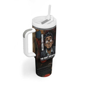 Bayard Rustin Tumbler With Handle with Quiet Architect Design Strategy and Courage Civil Rights Tribute - African Pride
