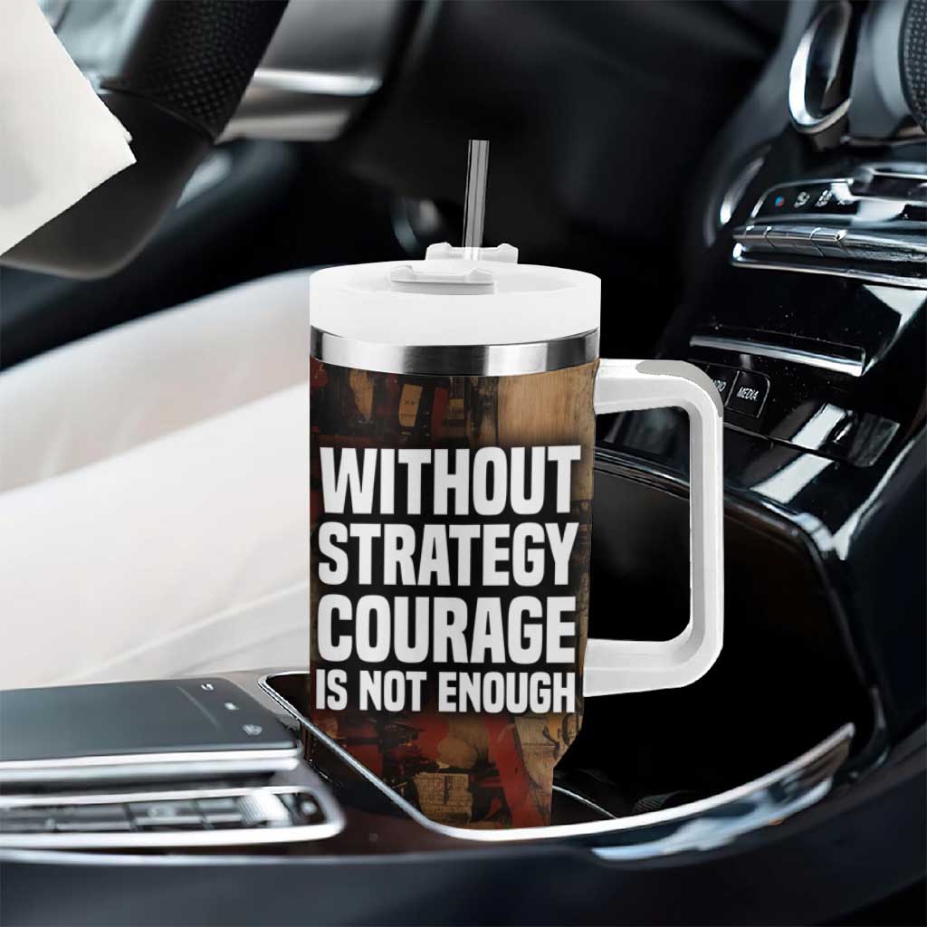 Bayard Rustin Tumbler With Handle with Quiet Architect Design Strategy and Courage Civil Rights Tribute - African Pride
