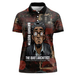 Bayard Rustin Women Polo Shirt with Quiet Architect Design Strategy and Courage Civil Rights Tribute - African Pride
